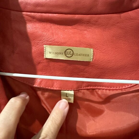 Wilson's Leather 100% leather notch collar jacket - Picture 7 of 10